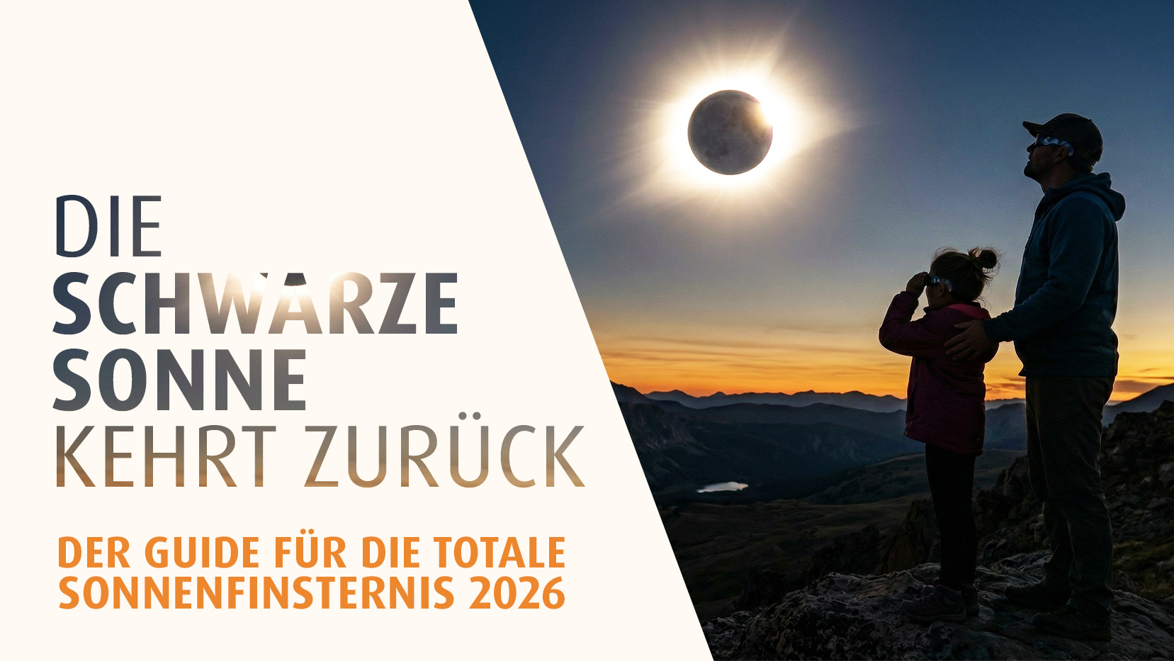 Solar Eclipse 2026 Magazine Banner DE
