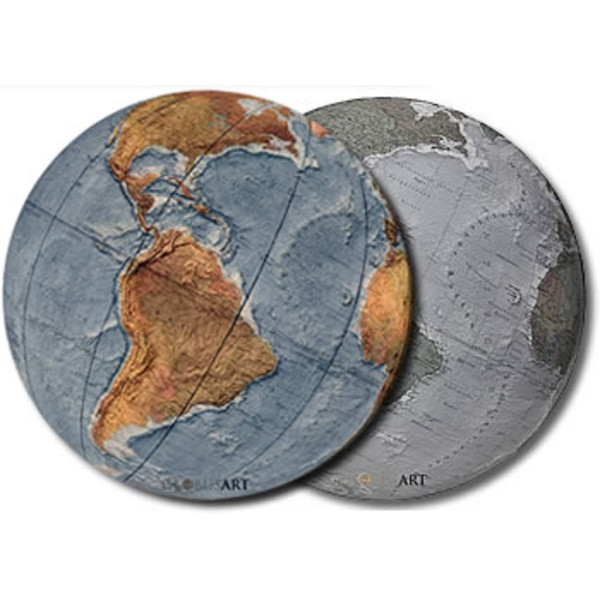 Globe Columbus Duo Alba Acier inoxydable (matte) 40cm