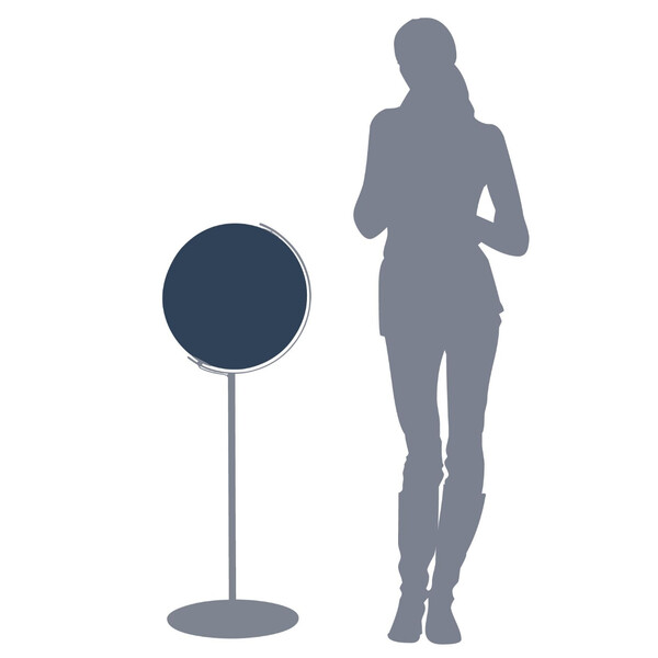 Columbus ROYAL Standglobus Messing 40cm