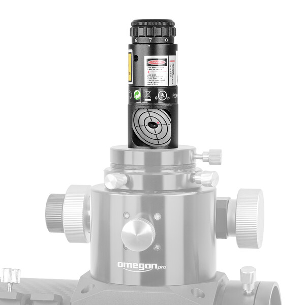 Omegon Justier-Laser Newton 1,25'' mit Sichtfenster Rev. B