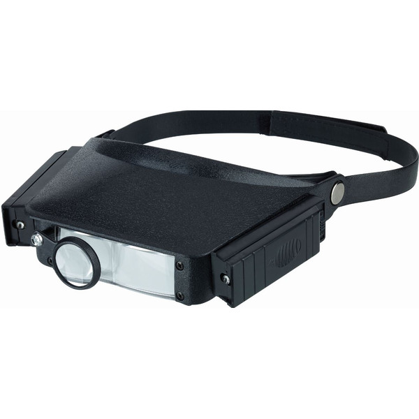 Schweizer Loupe à bandeau 2x, 3x, 4x, 5x, avec éclairage