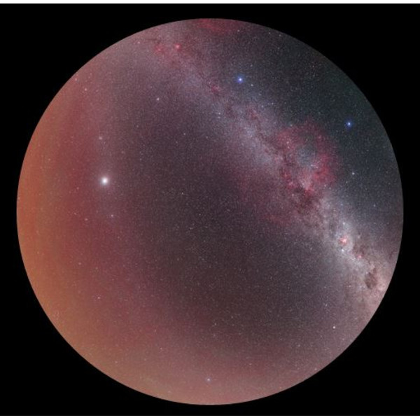 astrial Diapositive pour le Planetarium Sega Homestar Le ciel au-dessus de La Silla Scenic