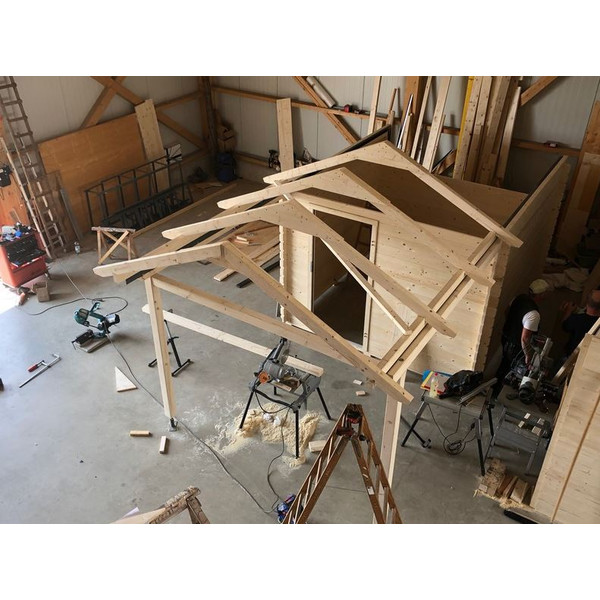 Dome Parts Observatoire à toit ouvrant GreenLine Big 32 mm avec protection du bois