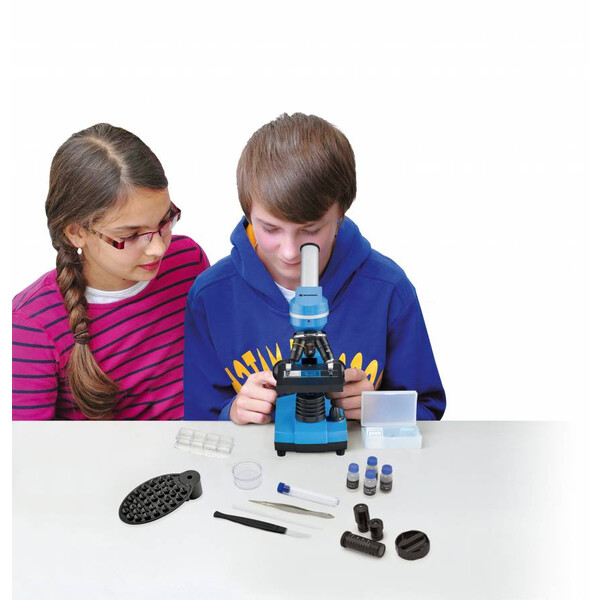Microscope Bresser Junior Biolux SEL bleu