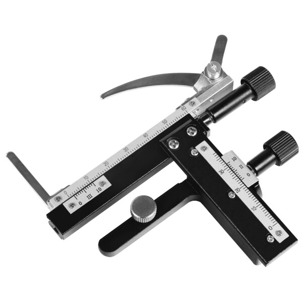 Omegon Platine à chariot croisé