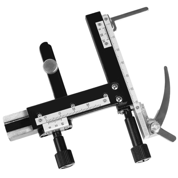 Omegon Platine à chariot croisé