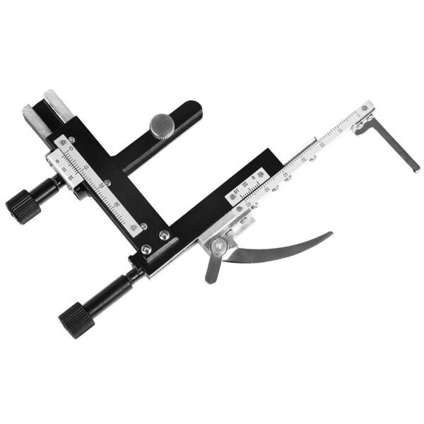 Omegon Platine à chariot croisé