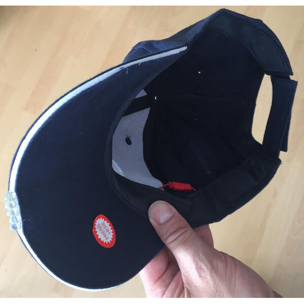 Lampe de poche Lacerta Éclairage LED rouge sur le capuchon