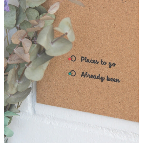 Mappemonde Miss Wood Puzzle Map XL - Noir