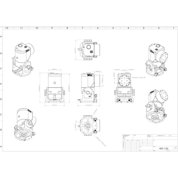 Monture Rainbow Astro RST-135E