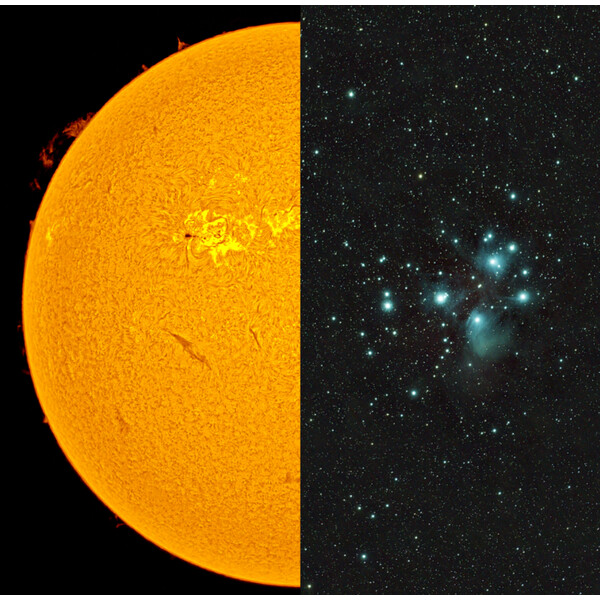 Télescope solaire Lunt Solar Systems ST 70/420 LS60MT Ha B600 Allround OTA
