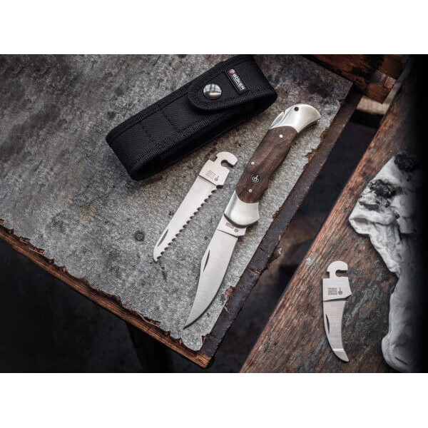 Couteaux Böker Set II Optima Walnuss