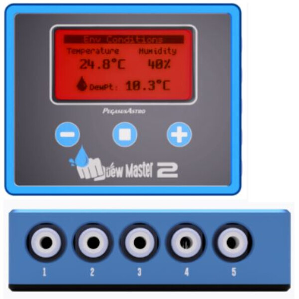 Contrôleurs et câbles PegasusAstro DewMaster 2