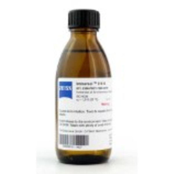 ZEISS Huile d'immersion Immersol 518 N. Flacon de 100 ml