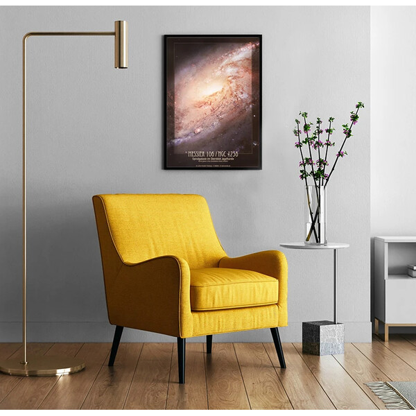 Affiche AstroMedia Galaxie spirale Messier 106