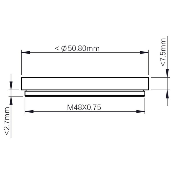 ZWO Filterhalter für Filterschublade 2"