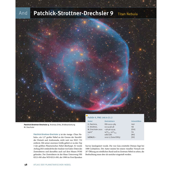 Oculum Verlag Atlas des nébuleuses planétaires, volume 1