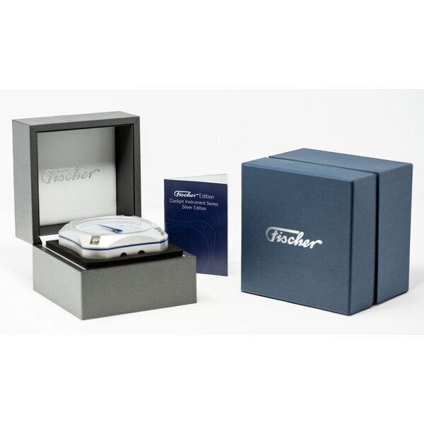 Station météo Fischer Hygromètre Cockpit Silver Edition