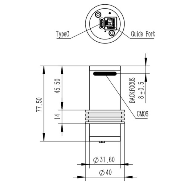 Caméra QHY 5III 678M Mono