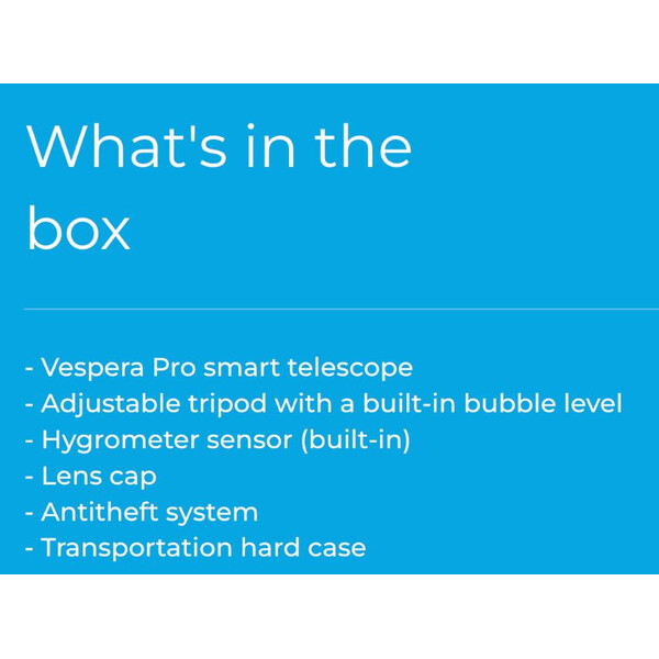 Smart Telescope Vaonis AP 50/250 Vespera PRO