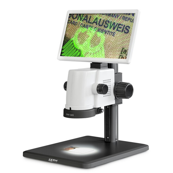 Microscope Kern OIV 345, numérique, 0,7x-4,5x, LED, Al, HDMI