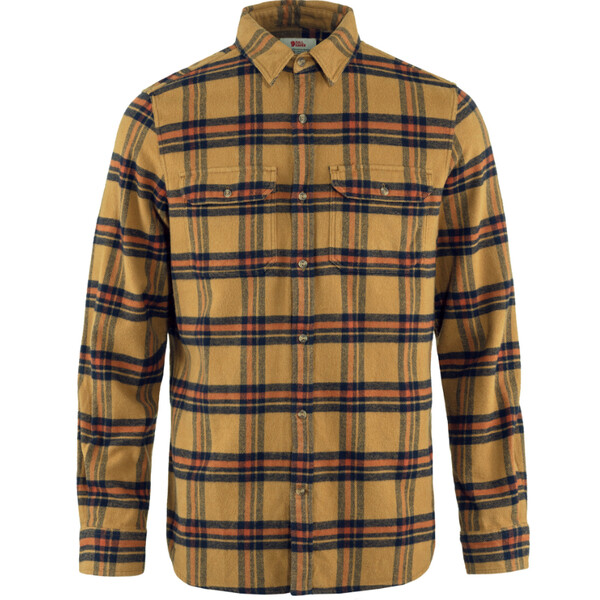 Fjällräven Chemise en flanelle lourde Övik M, 232-215 marron sarrasin-feuille d'automne, S