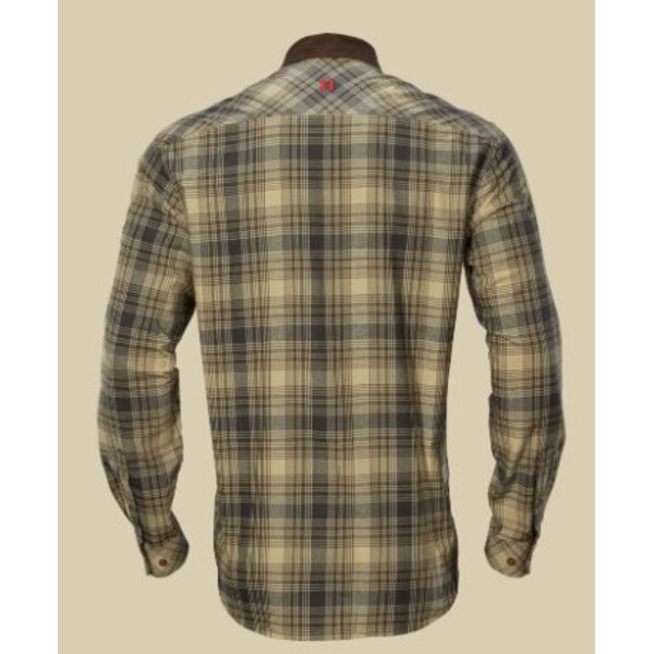 Härkila Driven Hunt Hemd, Light teak check, Gr. XL