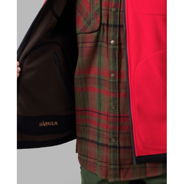 Härkila Kamko Fleeceweste, Brown/Red Gr. S