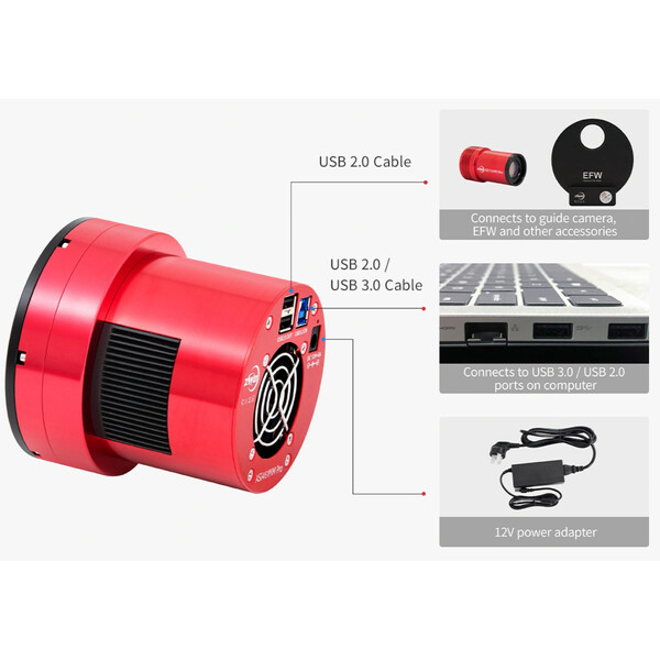 ZWO Kamera ASI 461 MM Pro Mono