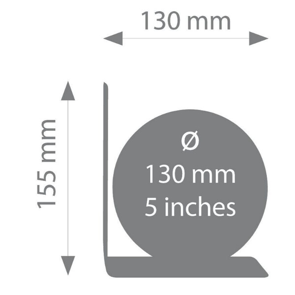 TROIKA Globus BookGlobe Black Single 13 cm