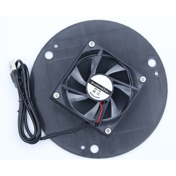 Astroprints Cache miroir pour Skywatcher Newton 6" Support de miroir principal  avec ventilateur USB 5V