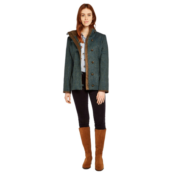 Dubarry of Ireland Tweedjacke Bracken 89 Mist Größe 40