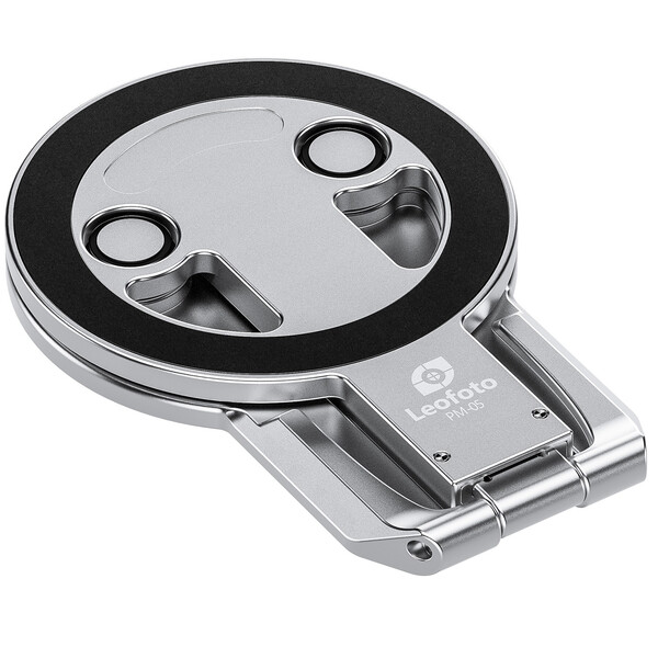 Leofoto Halterung PM-05 Magnetischer Smartphonehalter Misty Gray