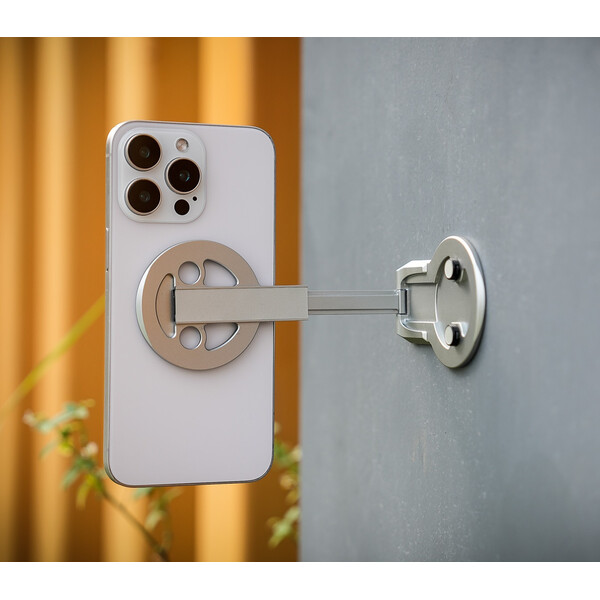 Leofoto Halterung PM-05 Magnetischer Smartphonehalter Misty Gray