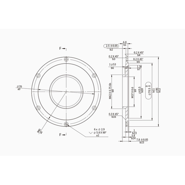 ZWO Adapter CAA / M42