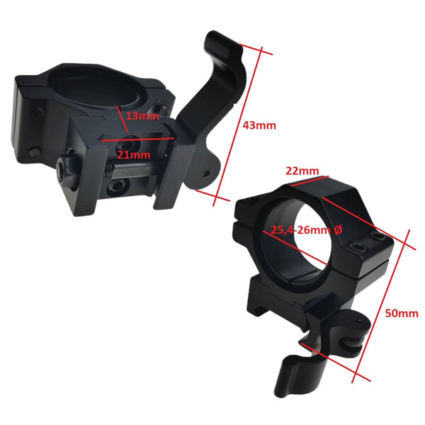 Maximtac Lampenmontage Picatinny