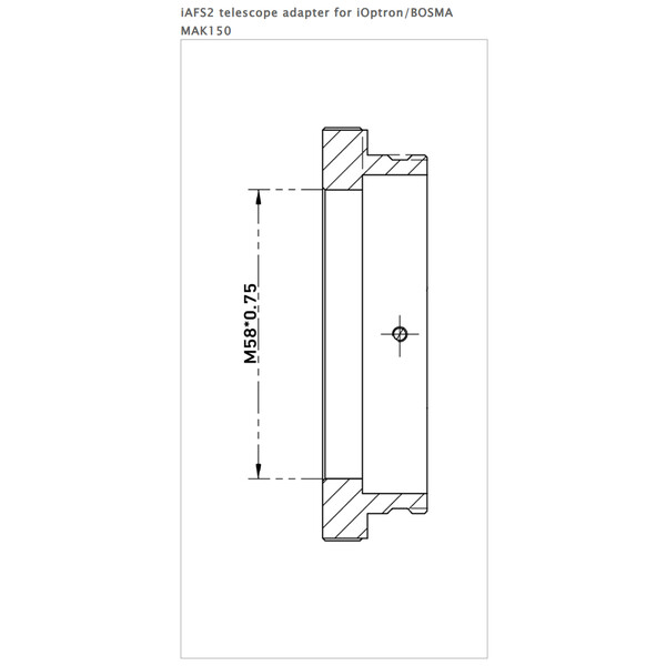 iOptron Adaptateur iAFS2 / Maksutov 150