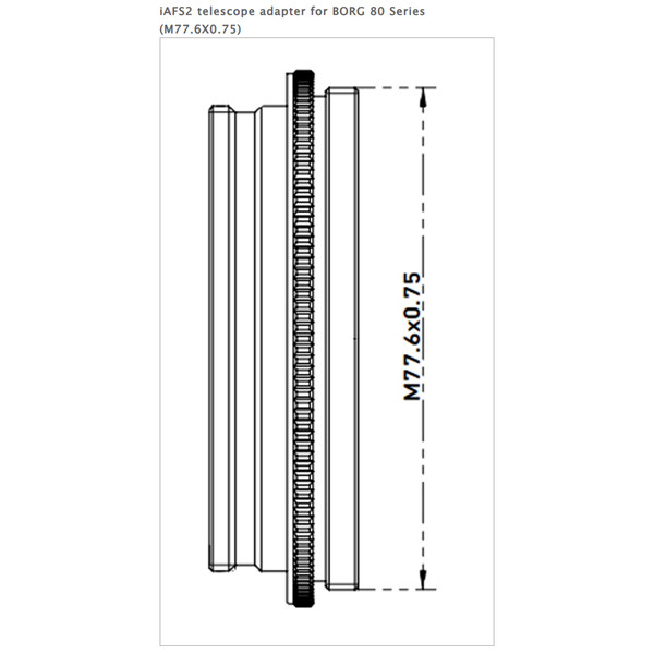 iOptron Adaptateur iAFS2 / BORG 80