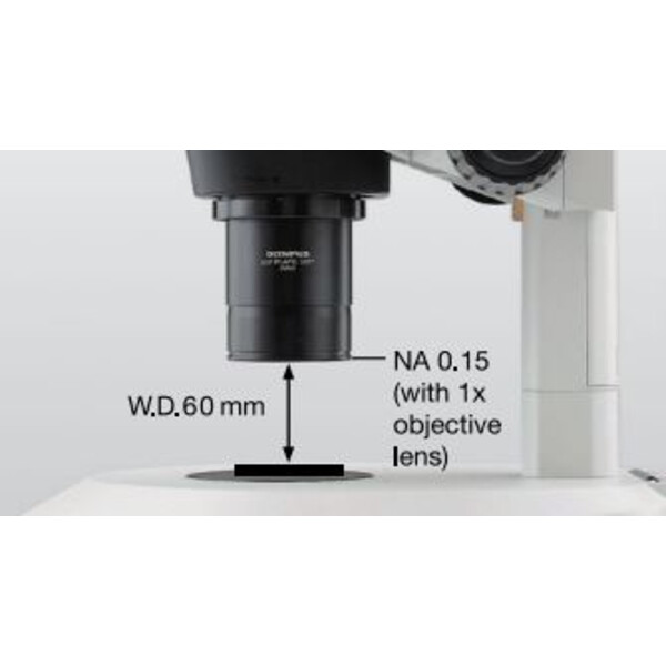 Microscope stéréo zoom Evident Olympus SZX16, trino ergo (SZX2-LTTR), 16,4:1, 8,75-143,75x, 60 mm, SZX2-ILLTQ LED