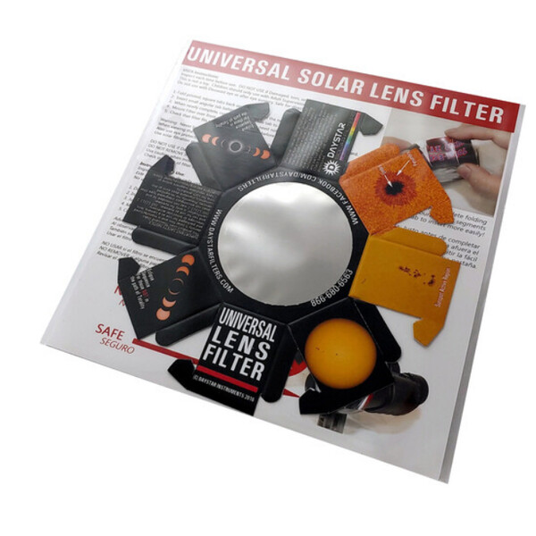 DayStar Sonnenfilter White-Light Universal Lens (2-Pack, 65-89 mm)