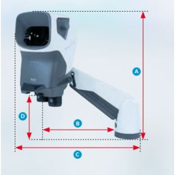 Microscope stéréoscopique Vision Engineering MANTIS IOTA avec « trépied universel Verso » (sans objectifs) SMI200