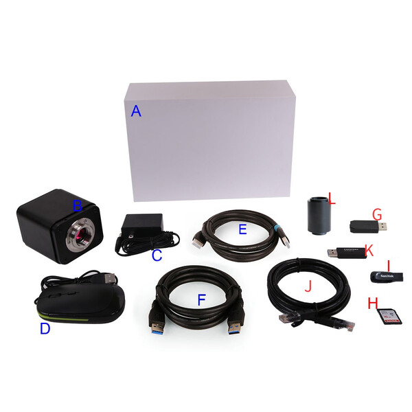 ToupTek Kamera ToupCam X8CAM4K 16MPA, color, CMOS, 1/1.1", 2.4 µm, 60 fps, 16 MP, HDMI/LAN/USB