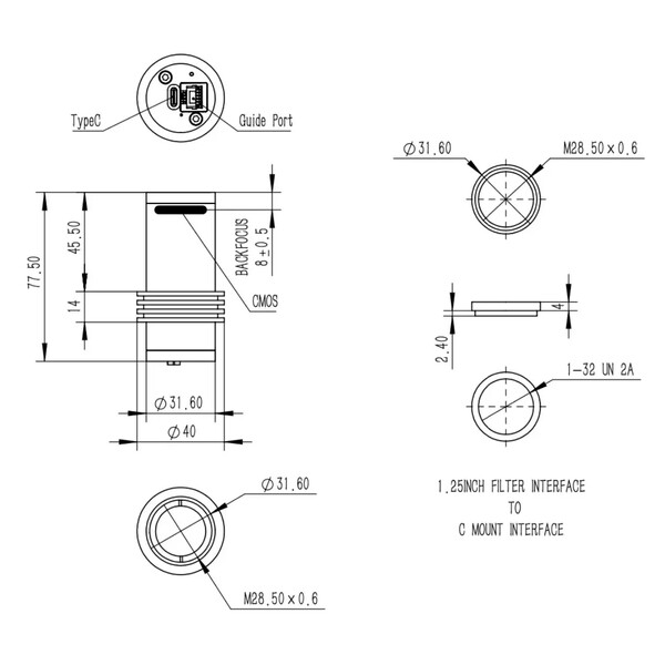 QHY Kamera 5III 585M Mono