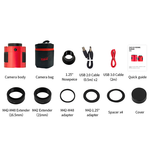 ZWO Kamera ASI 992 MM Pro SWIR Mono