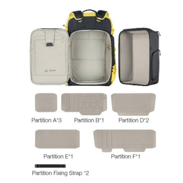 Leofoto Backup Backpack 35L BPA-35L-BL black (Bag + Large Insert)