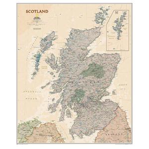 National Geographic Landkarte Schottland