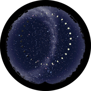 Sega Toys Diapositive pour le Planetarium Homestar de Sega Phases de la lune