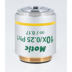 Motic Objectif 10X / 0,25, largeur 17,4 mm, CCIS, UC plan, phase positive, infini (Panthera)