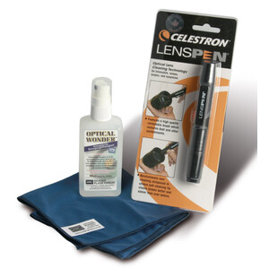 Baader Liquide de nettoyage optique Optical Wonder 100 ml avec chiffon et LensPen