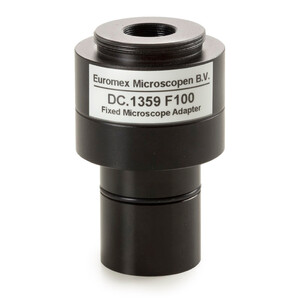 Adaptateur appareil-photo Euromex DC.1359  1x Objectif, C-Mount,  pour appareils de prise de vue 1 pouce, tige courte